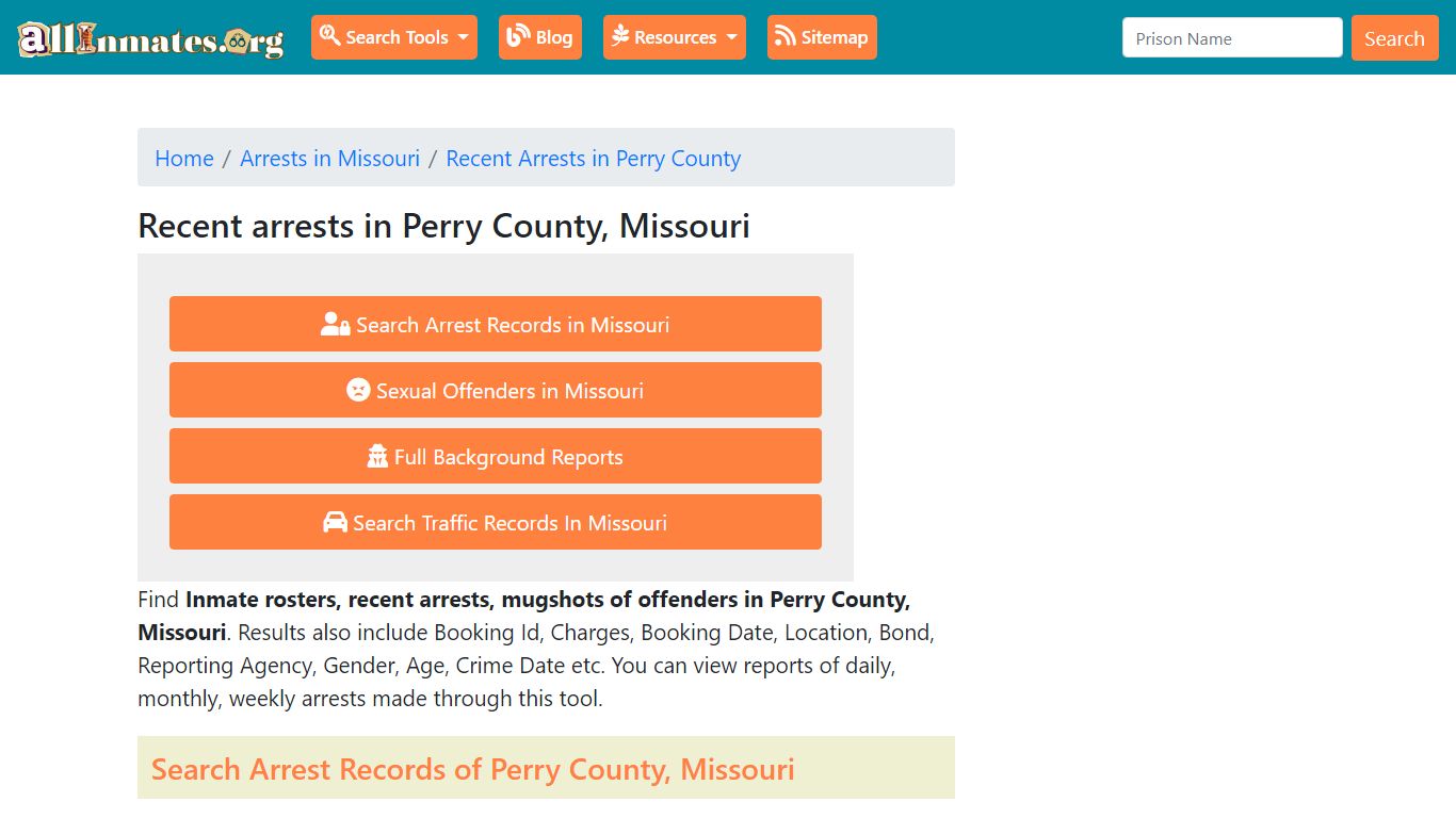 Recent arrests in Perry County, Missouri | Mugshots, Rosters, Inmates ...